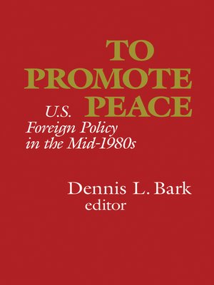 cover image of To Promote Peace